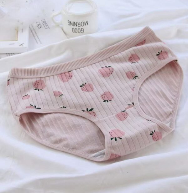 Cotton Printed Briefs Breathable Cotton Underwear Women Panties Sexy Close Fitting Panties Mid-waist Women's Underwear M-XL - Image 5