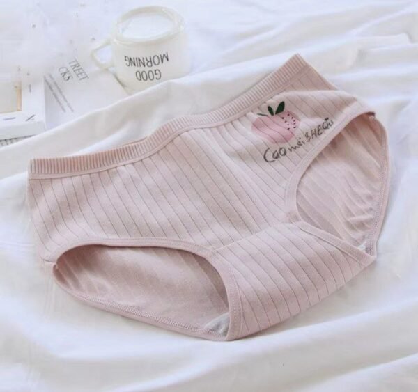 Cotton Printed Briefs Breathable Cotton Underwear Women Panties Sexy Close Fitting Panties Mid-waist Women's Underwear M-XL - Image 6