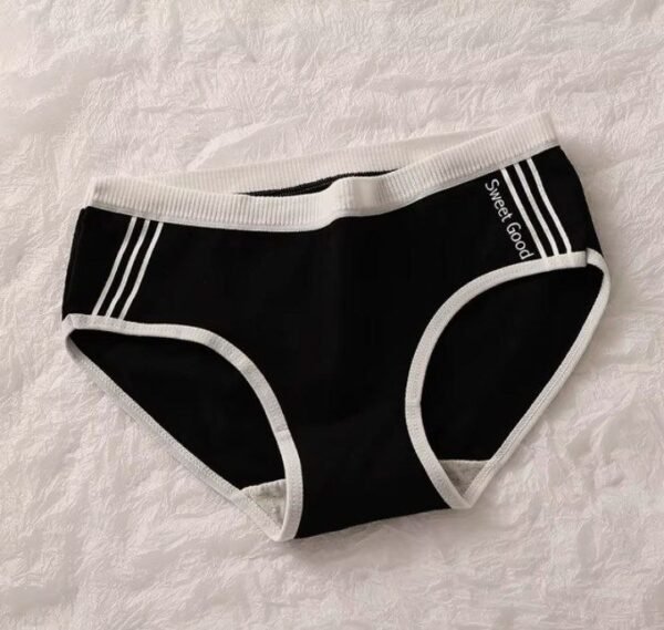 Underwear Women Cotton Crotch Mid Waist Traceless Sexy Panties Japanese Sports Style Girls Breathable Underpants Simple Lingerie - Image 2