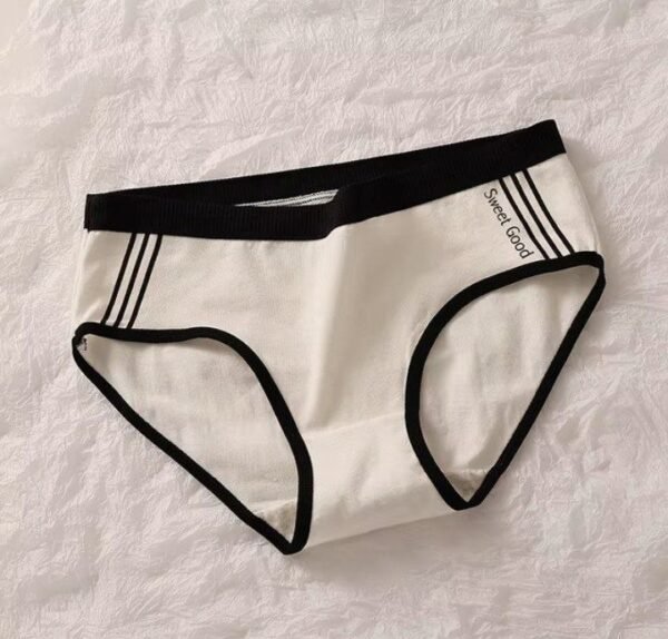 Underwear Women Cotton Crotch Mid Waist Traceless Sexy Panties Japanese Sports Style Girls Breathable Underpants Simple Lingerie - Image 3
