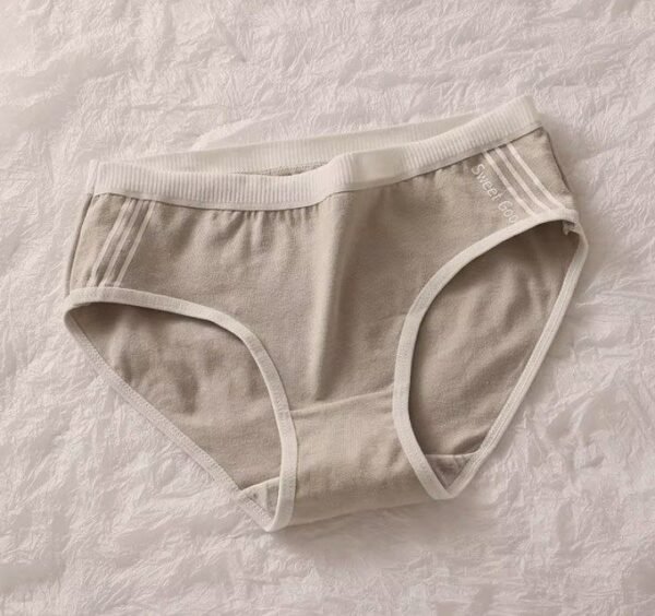 Underwear Women Cotton Crotch Mid Waist Traceless Sexy Panties Japanese Sports Style Girls Breathable Underpants Simple Lingerie - Image 4