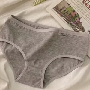 Cotton Panties Pattern Women Panties Underwear Sexy Female Lingerie Briefs Solid Color Intimate Pantys for Woman New Hot