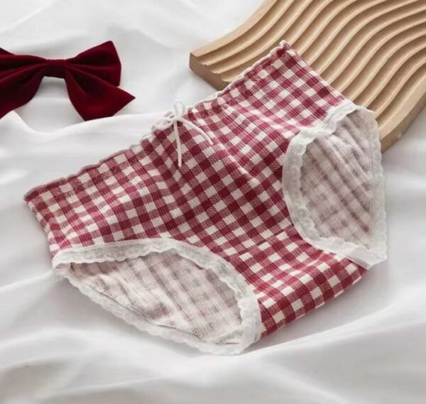 Cotton Panties Female Underpants Fashion Bow Breathable Panties Mid Waist Lovely Girl Lingerie Panties Lenceria Underwear M-XL - Image 4